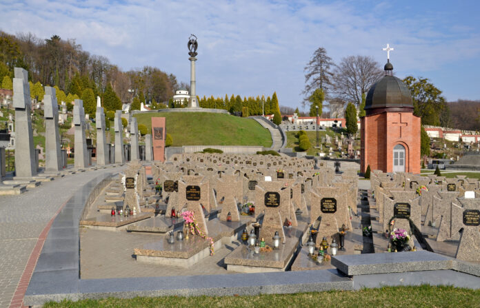 Ukrainian_military_cemetery_at_Lychakiv_Cemetery_01 Ukrainian Military Cemetery At Lychakiv Cemetery 01