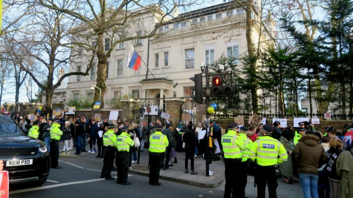 Russian Embassy London Ukraine Anti War Demonstration 26Feb2022 (2) optimized Russian Embassy London Ukraine Anti War Demonstration 26Feb2022 (2) optimized